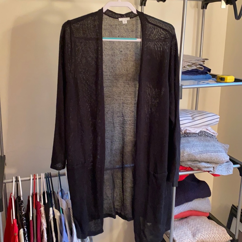 J Jill 36” long cardigan